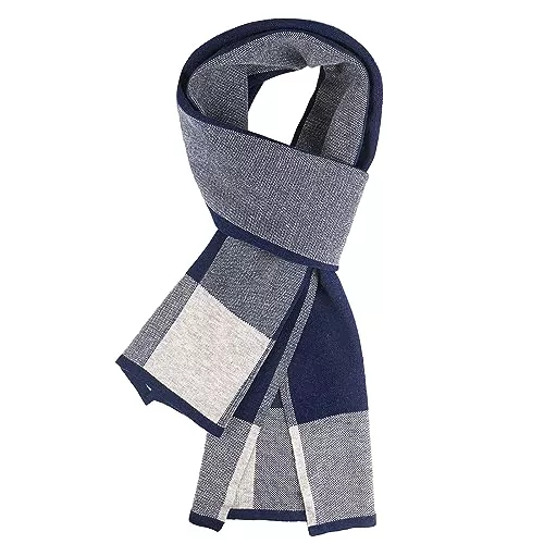 HIYATO Schals & Tücher HIYATO Schal Herren, Merino Winterschal für Herren, 30% Merinowolle Weiche Warm Schal, 180x30cm