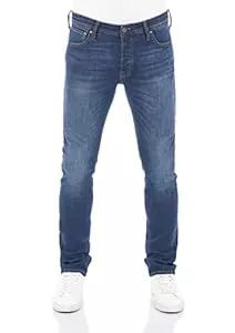 JACK & JONES Jeans JACK & JONES Herren Jeans JJIGLENN Jeanshose Hose Slim Fit Stretch Denim Pant Blau Schwarz w27 w28 w29 w30 w31 w32 w33 w34 w36 w38
