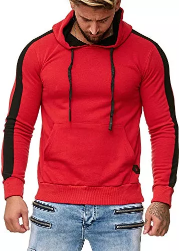 OneRedox Kapuzenpullover OneRedox Herren Sweatshirt Hoodie Pullover Kapuzenpullover Modell 1212