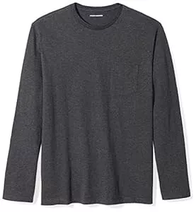 Amazon Essentials Langarmshirts Amazon Essentials Herren Langärmeliges T-Shirt, Normale Passform