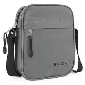 ITACA Taschen & Rucksäcke ITACA - Umhängetasche Herren Klein mit verstellbarem Riemen - Herren Umhängetasche Klein hergestellt aus hochwertigen Materialien - Dauerhaft Kleine Umhängetasche Herren - Herrentasche Zum Umhängen