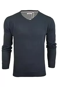 Xact Pullover & Strickmode Xact Herren Pullover aus Baumwolle mit V-Ausschnitt