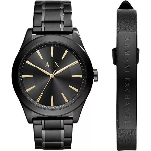 Armani Exchange Uhren Armani Exchange Dreizeiger-Edelstahluhr für Herren mit 44 mm Gehäusegröße