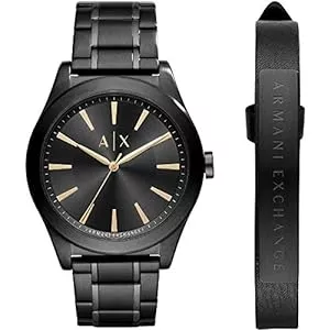 Armani Exchange Uhren Armani Exchange Dreizeiger-Edelstahluhr für Herren mit 44 mm Gehäusegröße