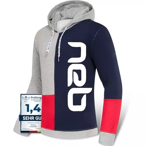 Nebulus Kapuzenpullover Nebulus Herren Hoody NEB, Pullover aus Baumwolle, stylischer Kapuzenpullover mit Kordelzug