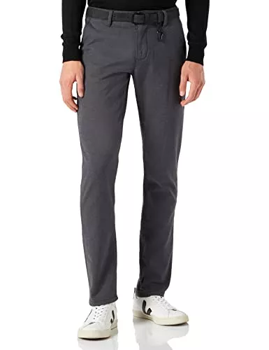 TOM TAILOR Denim Hosen TOM TAILOR Denim Herren Straight Fit Chino Hose mit Gürtel