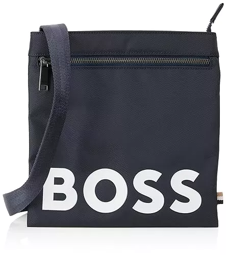 BOSS Taschen & Rucksäcke BOSS Herren Catch 2.0DS S z en L Logo-Umhängetasche aus recyceltem Material mit Struktur