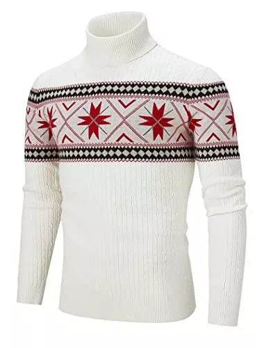 AIDEAONE Pullover & Strickmode AIDEAONE Herren Rollkragen Turtleneck Strickpullover Stehkragen Pullover Sweater Warme Basic Feinstrick Rollkragenpullover