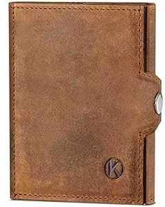 KORUTA Taschen & Rucksäcke KORUTA® Slim Wallet mit RFID Schutz - Kartenetui - Mini Geldbörse für Herren & Damen - Kreditkartenetui Geldklammer Geldbeutel klein Portmonee Portemonnaie