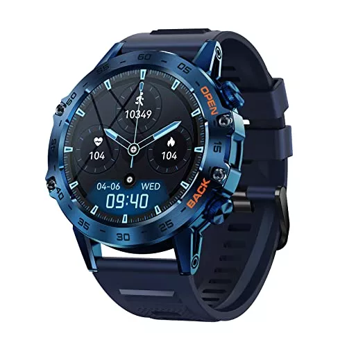 SoPrii Uhren SoPrii Smartwatch Herren, mit Telefonfunktion 1.39" HD Touchscreen Uhren Fitness Tracker Uhr mit Pulsmesser Schlafmonitor Sportuhr Aktivitätstracker 100+ Sportmodi Fitnessuhr für Android IOS