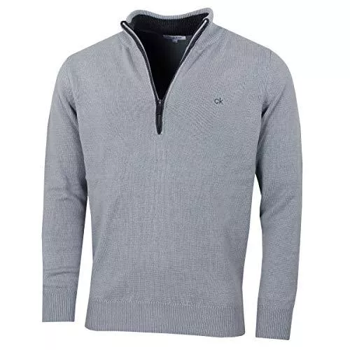 Calvin Klein Pullover & Strickmode Calvin Klein Herren Chunky Cotton Zip Pullover