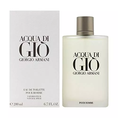 Giorgio Armani Accessoires Giorgio Armani Acqua di Gio Homme, Eau de Toilette, Weiß, 1er Pack (1 x 200 ml)