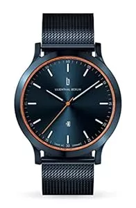 Lilienthal Uhren Lilienthal Berlin, Quarzuhr Huxley Blue Orange mit Armband Mesh Blue