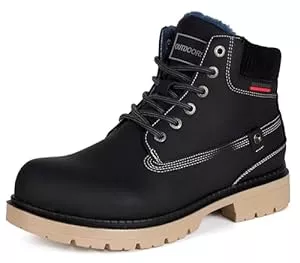 Gaatpot Stiefel Unisex Winterstiefel Warm Winterschuhe Gefütterte Stiefeletten Wasserdicht Boots Gr.36-47