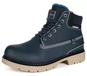 Gaatpot Stiefel Unisex Winterstiefel Warm Winterschuhe Gefütterte Stiefeletten Wasserdicht Boots Gr.36-47