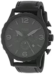 FOSSIL Uhren FOSSIL Herrenuhr Nate,  Quarz-Chronographenwerk, Echtlederarmband