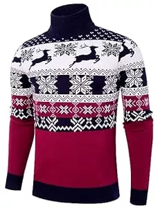 AIDEAONE Pullover & Strickmode AIDEAONE Herren Rollkragen Turtleneck Strickpullover Stehkragen Pullover Sweater Warme Basic Feinstrick Rollkragenpullover