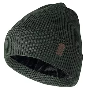 Wmcaps Hüte & Mützen Wmcaps Beanie Mütze, Herren Winter Warme Unisex Wintermütze Strickmütze Dehnbare Weiche Wollmütze mit Bündchen und Dickem Warmem Futter Geschenk für Freundin männer Frauen