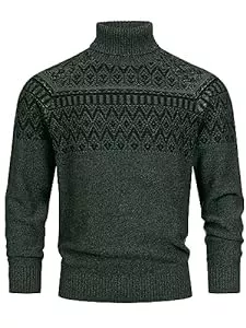 Indicode Pullover & Strickmode Indicode Herren INThomus Pullover mit Rollkragen aus Baumwolle | Strickpullover