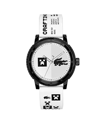Lacoste Schals & Tücher Lacoste Analog Quarzuhr für Herren mit Schwarzes Silikonarmband - 2011180