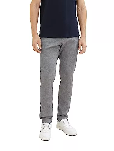 TOM TAILOR Hosen TOM TAILOR Herren Slim Fit Chino Hose aus Stretch Piqué mit Gürtel