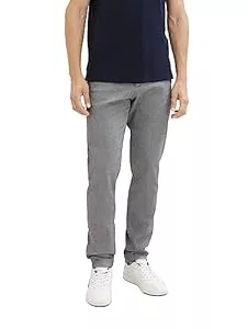 TOM TAILOR Hosen TOM TAILOR Herren Slim Fit Chino Hose aus Stretch Piqué mit Gürtel