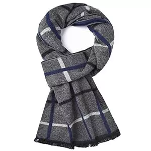 CUNDOU Schals & Tücher CUNDOU Kaltes Wetter schal Dick kaschmir schal herren cashmere schal herren Warmer weicher Wollschal für den Winter Herbst