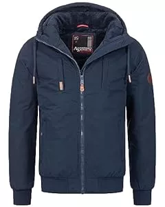 ALESSANDRO SALVARINI Jacken ALESSANDRO SALVARINI Herren Winterjacke mit Kapuze Teddyfell AS320