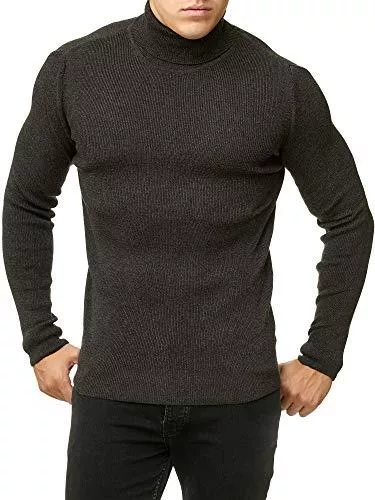 Redbridge Pullover & Strickmode Red Bridge Herren Rollkragen Pullover Sweatshirt Strickpullover