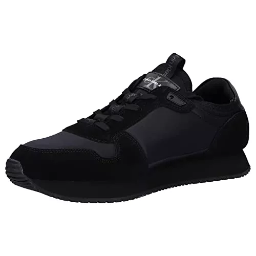 Calvin Klein Jeans Sneaker & Sportschuhe Calvin Klein Jeans Herren Runner Sneaker Sock Laceup Nylon-Leather Sportschuhe