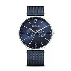 BERING Uhren BERING Herren Uhr Quarz Movement - Classic Collection mit Edelstahl und Saphirglas 14240-303 Armbandsuhren - Wasserdicht: 3 ATM, Silber