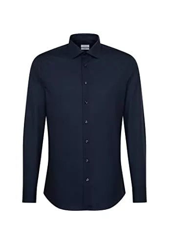 Seidensticker Hemden Seidensticker Herren Business-Hemd - Slim Fit - Bügelfrei - Kent-Kragen - Langarm - 100% Baumwolle