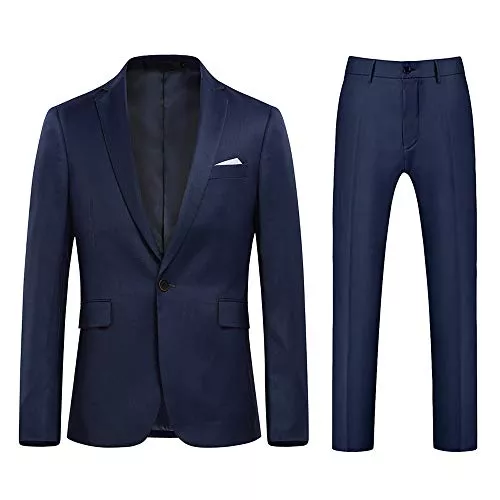 Allthemen Kostüme Allthemen Anzug Herren Anzug 2 Teilig Slim Fit Herrenanzug Hochzeit Anzüge Herren Modern Sakko für Business