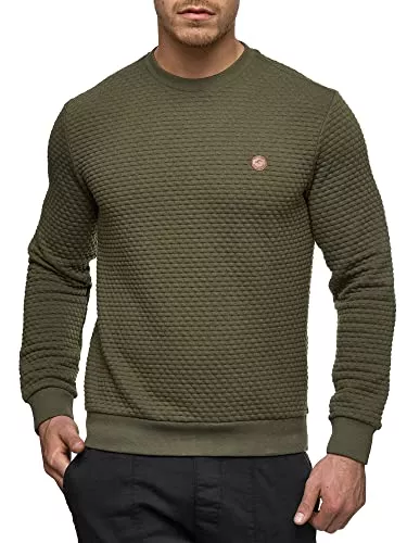 Indicode Pullover & Strickmode Indicode Herren Dash Pullover mit Rundhals-Ausschnitt | Herrenpulli Strickpullover Männer