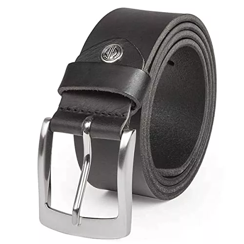 LINDENMANN Gürtel LINDENMANN Leder-Gürtel Herren 40 mm breit, Gürtel Herren Vollrindleder schwarz