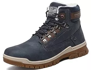 ARRIGO BELLO Stiefel ARRIGO BELLO Winterstiefel Herren Winterschuhe Gefüttert Rutschfeste Warm Stiefel Gemütlich Trekking Wanderschuhe Boots 41-46EU