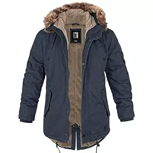 bw-online-shop Mäntel bw-online-shop Winterparka Fishtail mit Futter Herren Parka Jacke