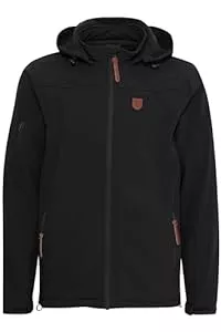 Indicode Jacken Indicode Jonas Herren Softshell Jacke Funktionsjacke Übergangsjacke mit Abnehmbarer Kapuze