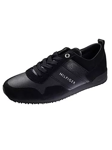 Tommy Hilfiger Sneaker & Sportschuhe Tommy Hilfiger Herren Runner Sneaker Iconic Leather Suede Mix Runner Sportschuhe