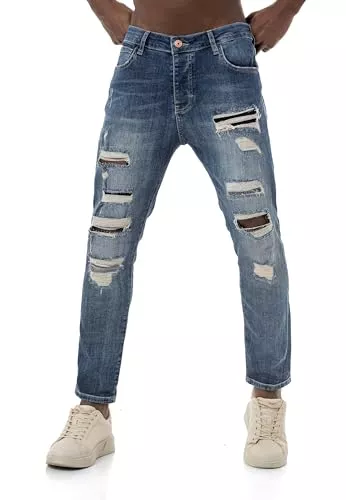 Redbridge Jeans Red Bridge Herren Jeanshose Denim Pants Destroyed-Look