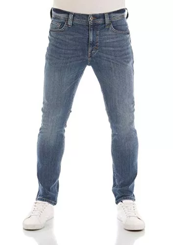 MUSTANG Jeans MUSTANG Herren Jeans Vegas Slim Fit Jeanshose Hose Denim Stretch Baumwolle Schwarz Grau Blau w30 - w40