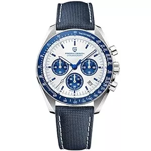 LACZ DENTON Uhren Pagani Design 1701 Herren-Armbanduhr, Quarz, Herren-Chronograph, Edelstahl, Sport-Armbanduhr für Herren, wasserdicht, Japanisches VK63-Uhrwerk…