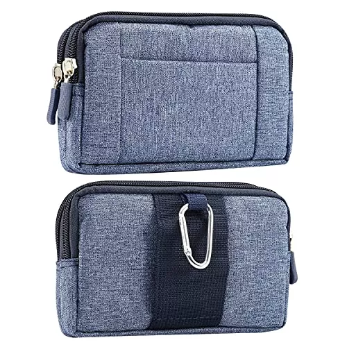 MDJYMYZ Taschen & Rucksäcke Handy Gürteltasche mit Clip Herren, Kleine Handytasche mit Geldbeutel, Multifunktions Handy Hüfttasche Herren Bauchtasche Portemonnaie Vertikal Handy Tasche mit Gürtelschlaufe Karabinerhaken