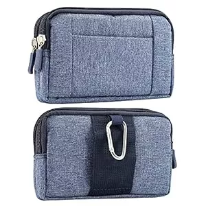 MDJYMYZ Taschen & Rucksäcke Handy Gürteltasche mit Clip Herren, Kleine Handytasche mit Geldbeutel, Multifunktions Handy Hüfttasche Herren Bauchtasche Portemonnaie Vertikal Handy Tasche mit Gürtelschlaufe Karabinerhaken