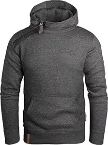 Grin&Bear Kapuzenpullover Grin&Bear Kapuzenpullover Herren Hoodie mit schräg Half Zip GEC435