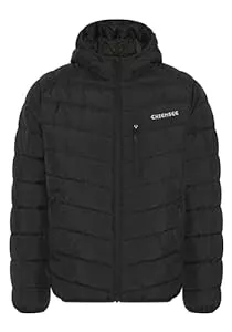 CHIEMSEE Jacken CHIEMSEE Steppjacke Herren I Regular Fit Herren Steppjacke Logo, Kapuze, Seiten- und Brusttasche I Vegane Herbstjacke Herren ohne Daunen, praktisch mit Zipper I 2 Farben, Größe S-3XL