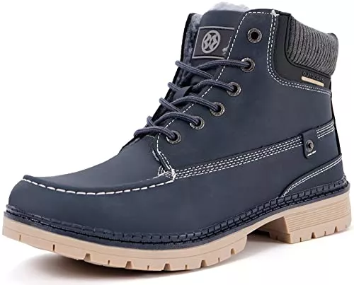 Gaatpot Stiefel Unisex Winterstiefel Warm Winterschuhe Gefütterte Stiefeletten Wasserdicht Boots Gr.36-47