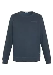 CHIEMSEE Pullover & Strickmode CHIEMSEE Sweatshirt Herren I Regular Fit Herren Pullover Schriftzug & kleinem Silikon-Label I Sportliches Herren Sweatshirt aus Bio-Baumwolle für Freizeit und Sport I 3 Farben, Gr. S-4XL