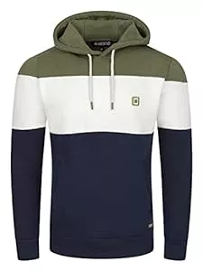 riverso Kapuzenpullover riverso Herren Kapuzenpullover RIVRemo Hoodie Sweatshirt Pullover Kapuze Kängurutaschen Regular Fit Farbblock Baumwolle S M L XL XXL 3XL 4XL 5XL