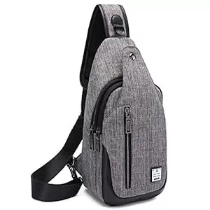 tuowan Taschen & Rucksäcke tuowan Small Sling Bag Crossbody Backpack Over the Shoulder Bag for Men Women Travel, Lightweight Sling Purse Chest Pack